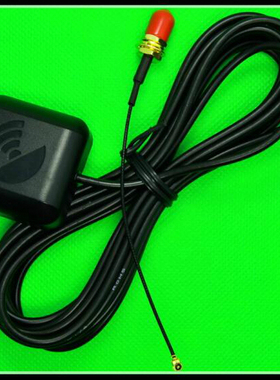 SMA接口 GPS有源天线+IPX转SMA线 ALIENTEK  GPS模块选配件
