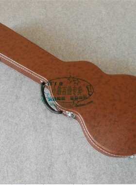 棕色皮革LP电吉他琴盒 琴箱皮箱电吉他琴箱吉他盒皮箱 飞机托运用