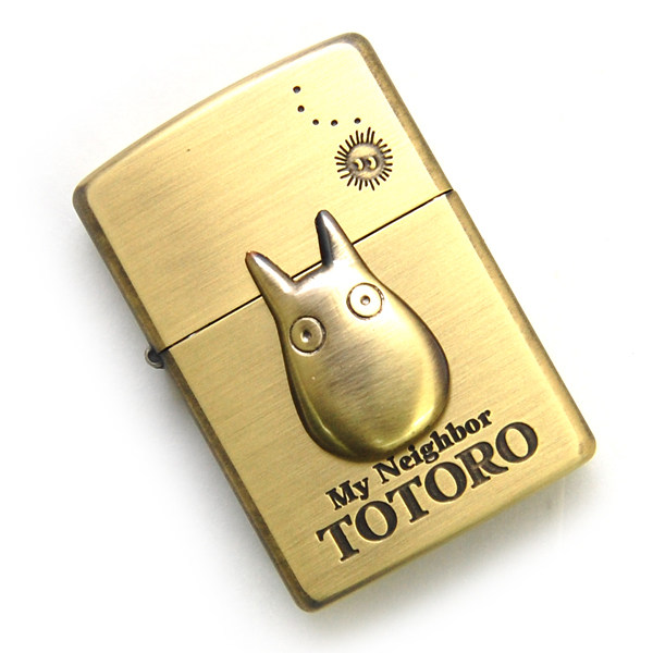 zippo限定版日版2015版打火机可爱TOTORO金色龙猫绝版宫崎骏送礼