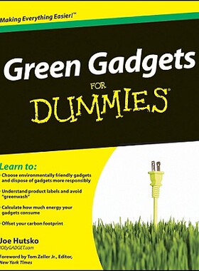 【预售】Green Gadgets for Dummies