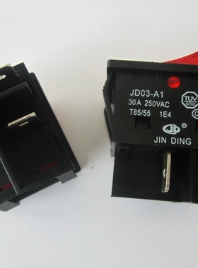 直流焊机大功率船型开关翘板电源开关 四角 250V 30A CE认证