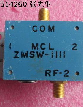 Mini ZMSW-1111 10-2500MHz SPST 单刀单掷 射频同轴电子PIN开关