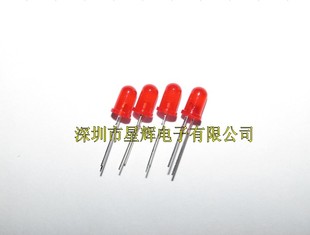 10个1元 电磁炉发光二极管 高亮 5MM 红光 红灯 LED红色指示灯