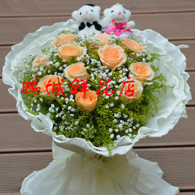 深圳香槟玫瑰送花