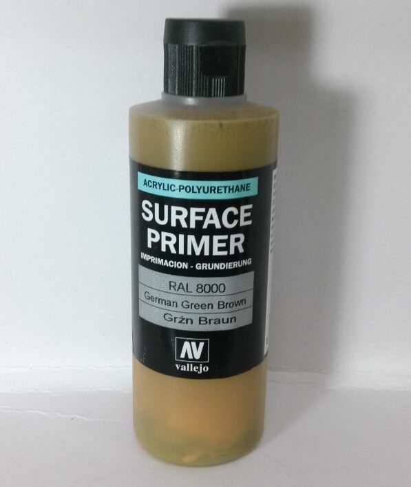 钢铁苍穹 AV 74606 水性水补土底漆 德军绿褐色 200毫升