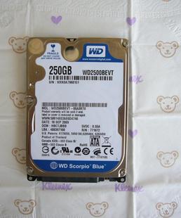 SATA2WD西数250G 5400转8M 2.5寸SATA串口笔记本硬盘WD2500BEVT