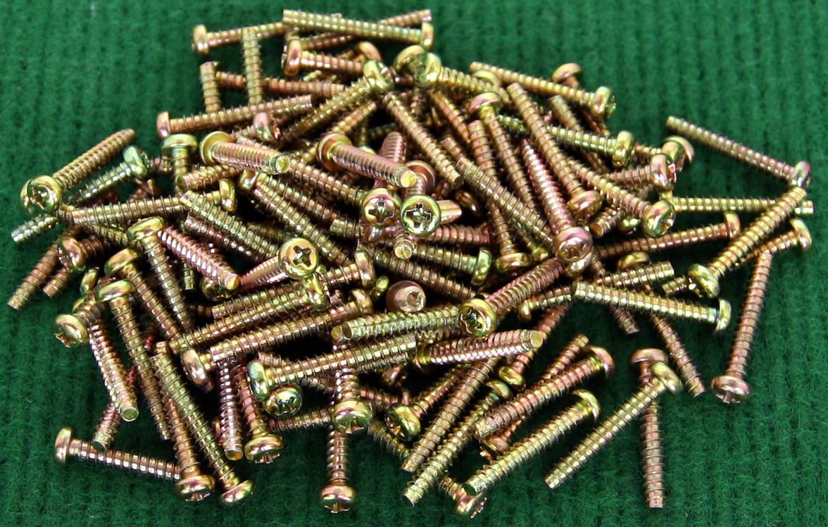 3.9x25  进口 镀彩锌 自攻 螺丝 锣丝 100只价