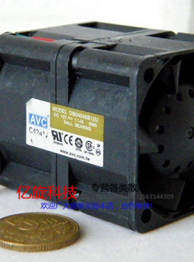 奇宏 AVC DB04048B12U 12V 1.14A 4CM 4048 双滚珠 散热 风扇