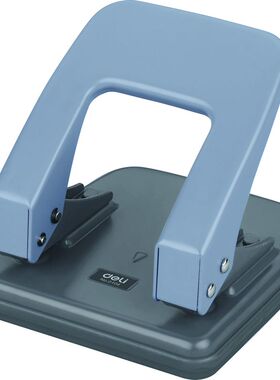 得力打孔机0104 二孔手动打孔器 打洞器 办公文具 可打35张80g纸