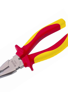 原装绝缘耐压钢丝钳6 8寸电工老虎钳 手钳克丝钳70333 70331