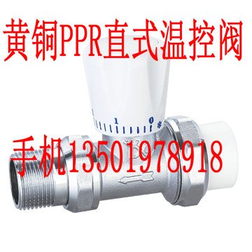 暖热片 散热器专用 黄铜PPR直式温控阀 DN25 1寸 五金/工具 其他阀门 原图主图