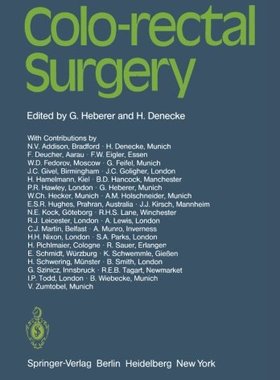 【预订】Colo-Rectal Surgery