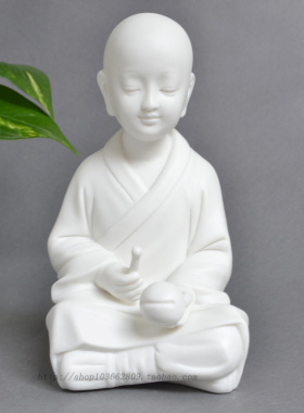 小沙弥工艺品人物公仔陶瓷娃娃
