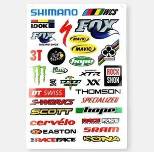 Autocollant pour vélo RUSUOO - Ref 2280763 Image 1