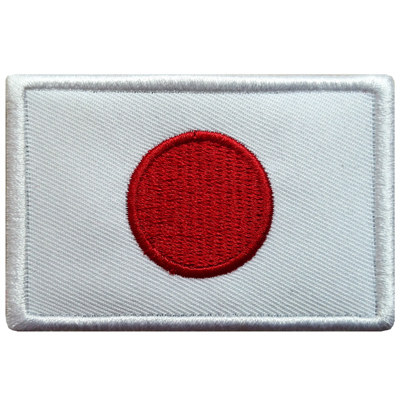 影视剧服装道具刺绣魔术贴标志日本旗臂章胸章可定做各类服装贴标