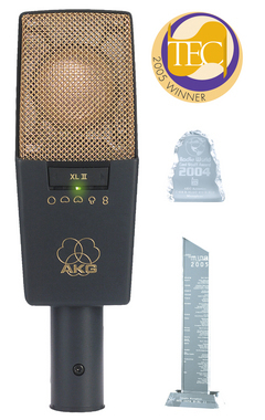 总代音桥行货 原装进口 AKG C414 XLII 多指向 大振膜 电容话筒