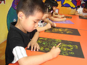 A4刮画纸迷彩刮画纸送竹笔彩刮纸全迷彩刮刮画