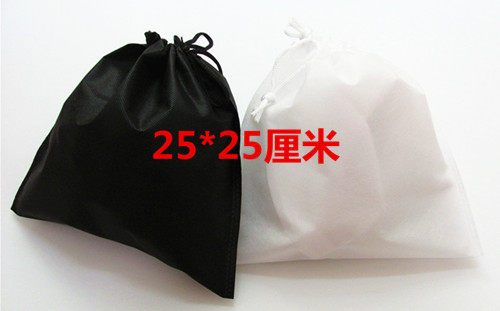 25*27无纺布束口袋钱包童鞋收纳防尘袋果实套袋防潮单绳抽拉袋子