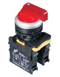 双科开孔22/25MM通用SKB0-PCXS20长柄三位置三档旋钮 旋转开关