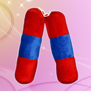 双截棍靠枕枕头 创意毛绒玩具 包邮 创意礼品 儿童节生日礼物35CM