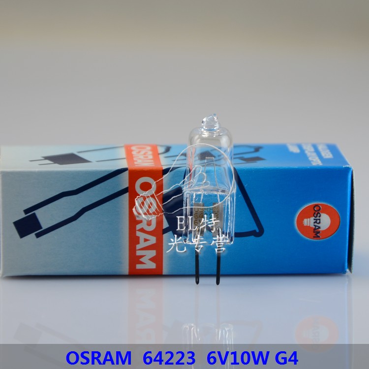 欧司朗OSRAM 64223 6V10W显微镜卤钨灯 米泡 卤素灯/医学仪器灯泡