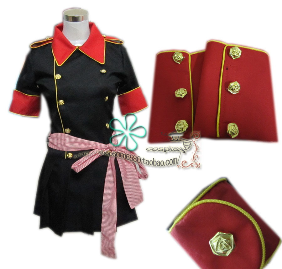 cosplay动漫女装，军装原版cos服免邮定制