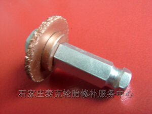 。小扁平打磨头半圆打磨头轮胎橡胶打磨工具气动低速打磨机32*0.3