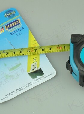 德国HAZET 哈蔡特5M钢卷尺2154N-5 高档进口五金工具