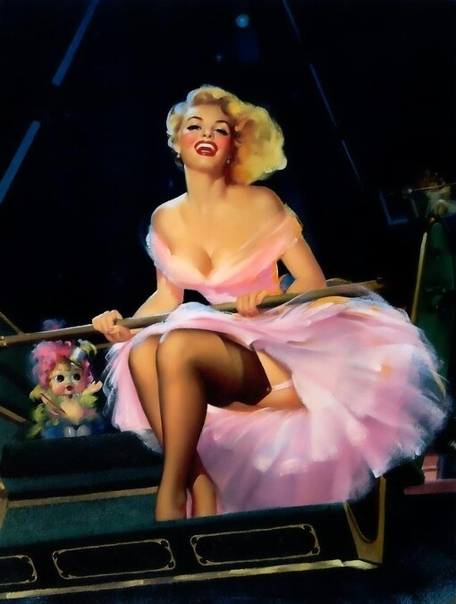 卡通复古海报 马口铁磁性冰箱贴23 玛丽莲梦露 家居礼品个性创意