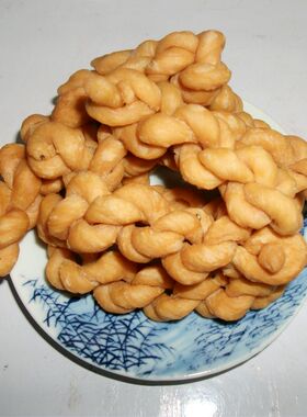 易麦火】江西景德镇特产麻花有稿子油搞子咸味500克/500g现做现卖