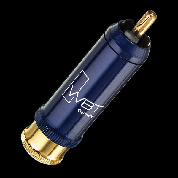 原装德国WBT 0102/0110/0152 AG/CU Nextgen 纯铜镀佬镀金RCA插头