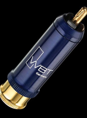 原装德国WBT 0102/0110/0152 AG/CU Nextgen 纯铜镀佬镀金RCA插头