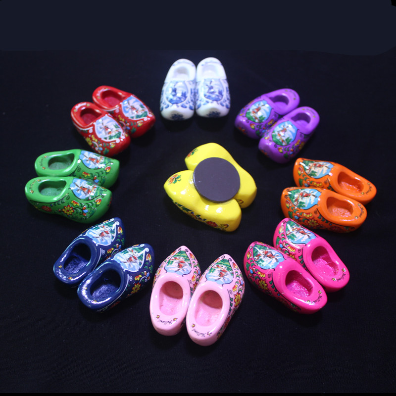 荷兰木鞋 精品小木鞋 创意礼品冰箱贴 婚庆 新年礼品 5cm