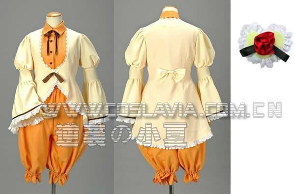 皇冠漫谈社 cosplay服装定做蔷薇少女金丝雀套装套裙cos服