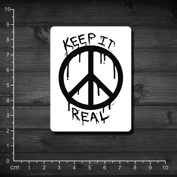 单张 drop dead peace 反战 涂鸦 笔记本贴纸 滑板贴纸 防水箱贴