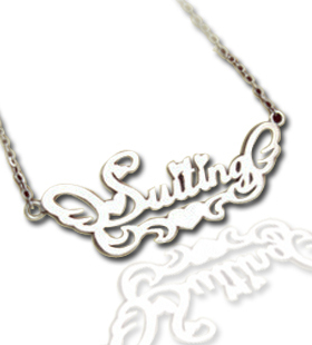 情的私饰幸运四叶草爱心日韩特别生日礼物首饰女孩名字项链四叶草