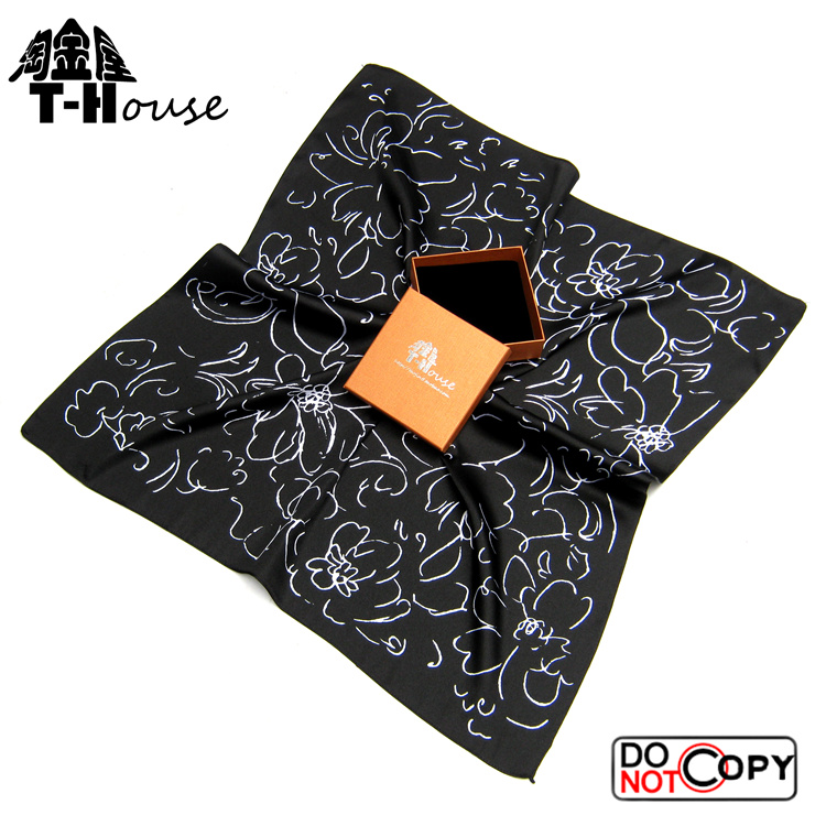 素描男士精致礼盒丝巾
