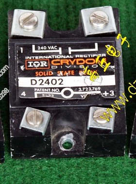 IR CRYDOM D2402 240V 2A 固态继电器 二手 实物 现货