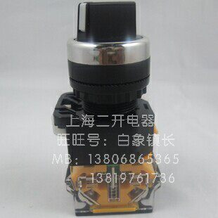 LA38-11X2 LA38-11*2 二档 两档短柄 转换按钮 自锁旋钮开关