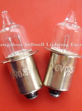 赛远电光源 卤素灯泡 6V 0.5A p13.5s a698 高品质