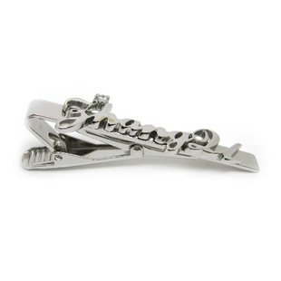 精工字母名字领带夹男士定制订做定做订制925纯银袖扣套装Zhangqi