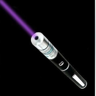 蓝光紫外线波长405nm紫光指星笔售楼笔教鞭验防蓝光镜片固定UV胶