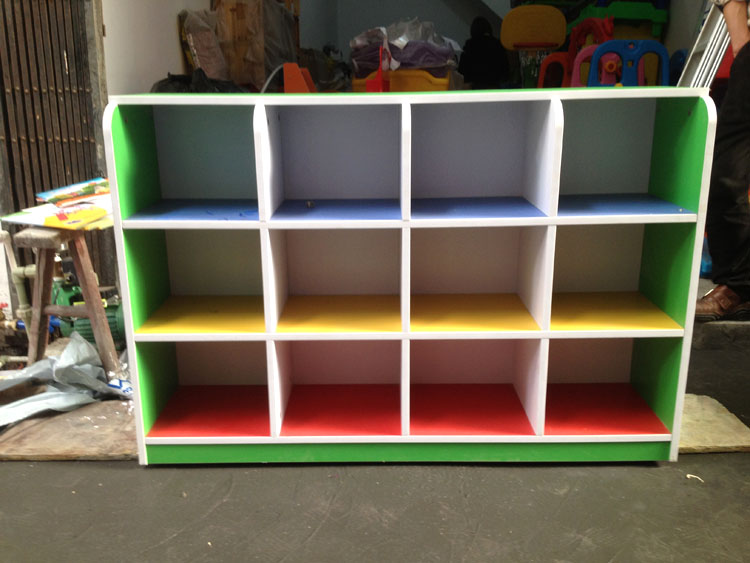 幼儿园储物柜 防火板收纳柜 儿童木质玩具柜书包柜鞋柜 游乐设施