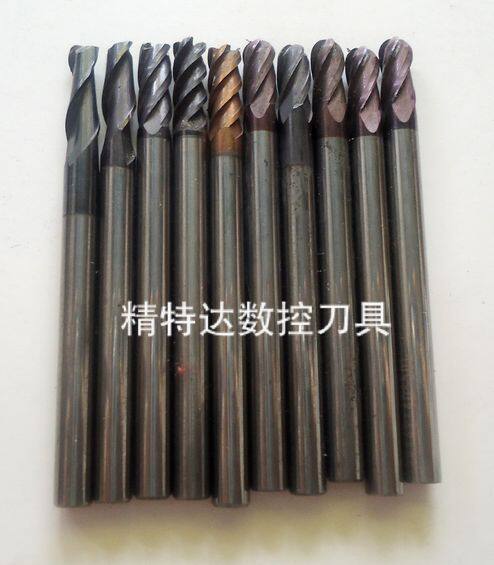 数控刀具/进口钨钢旧铣刀平头.球头.二刃四刃4X50L/二手钨钢铣刀