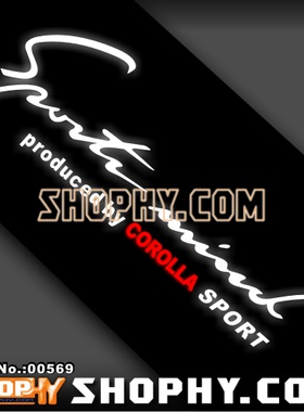 3M反光贴00569SportsmindCOROLLASPORTS运动