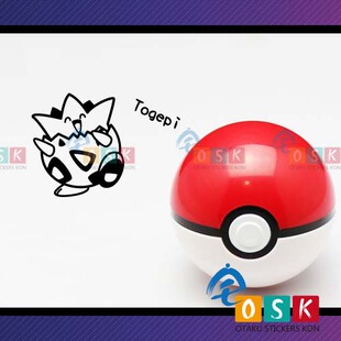 波克比 墙贴 小刺蛋 宠物小精灵 波克基古 基斯 痛车贴 开关贴纸