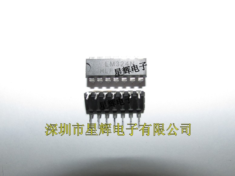 电磁炉集成电路芯片 LM324N DIP14 四运算放大器 10个4元