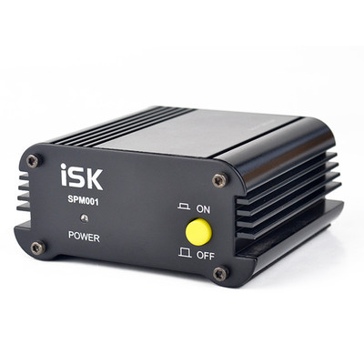 ISK SPM001 48V幻像电源电容麦话筒供电器无噪音