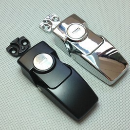 盒式搭扣隐藏式安装机箱锁扣DK604黑色白色DKS-5锌合金搭扣锁