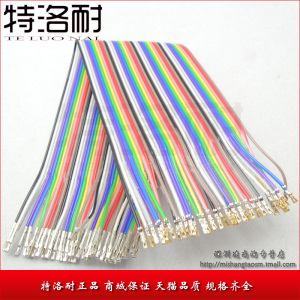 40P杜邦线 26#号 进口彩排线 双头打端子2.0MM转2.54MM 30CM